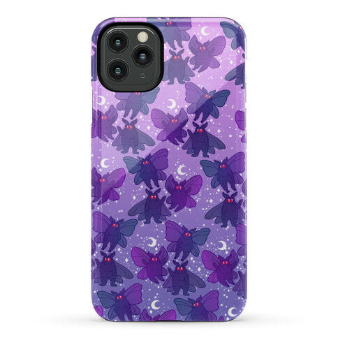 Chubby Mothman Nighttime Pattern Phone Case